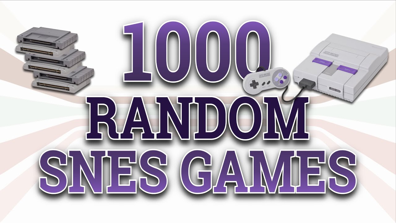 1000 Random SNES Games