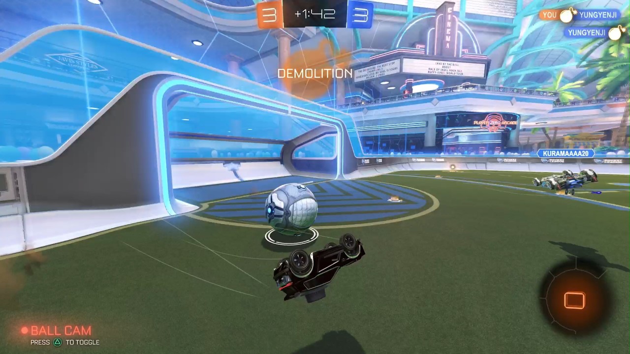 Destroyed and pushed..... a desperate win 🤣 #rocketleague
