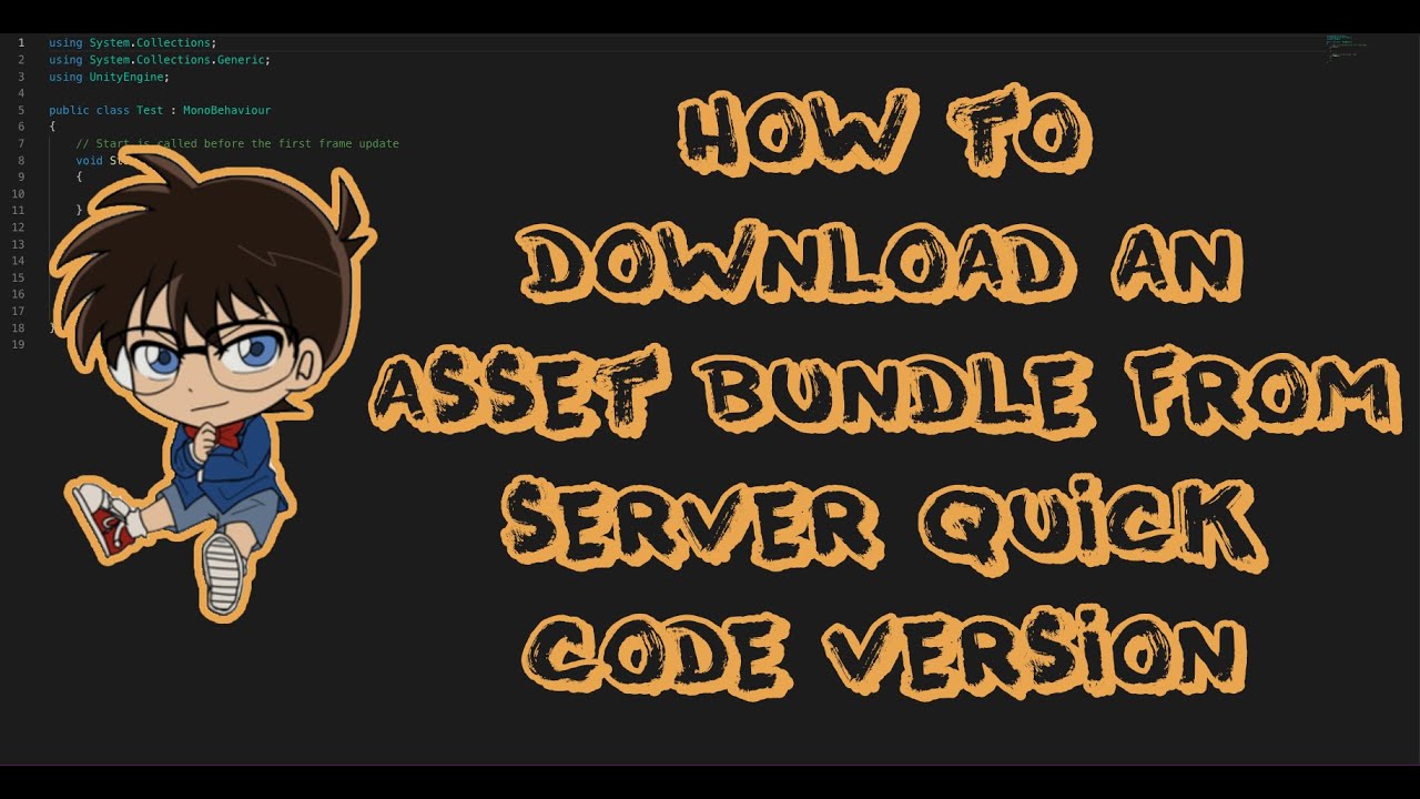 How to download an asset bundle from server in Unity (quick code version)