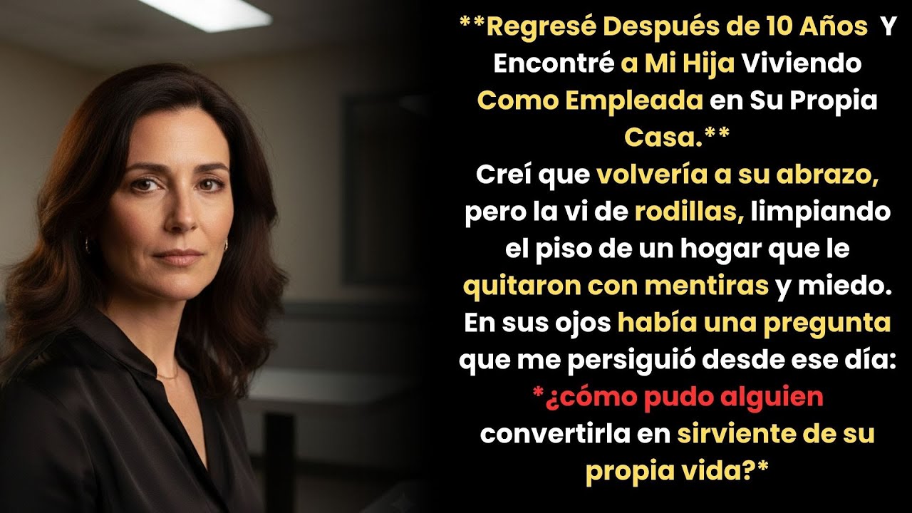 Regresé Después de 10 Años Y Encontré a Mi Hija Viviendo Como Empleada en Su Propia Casa un relato s