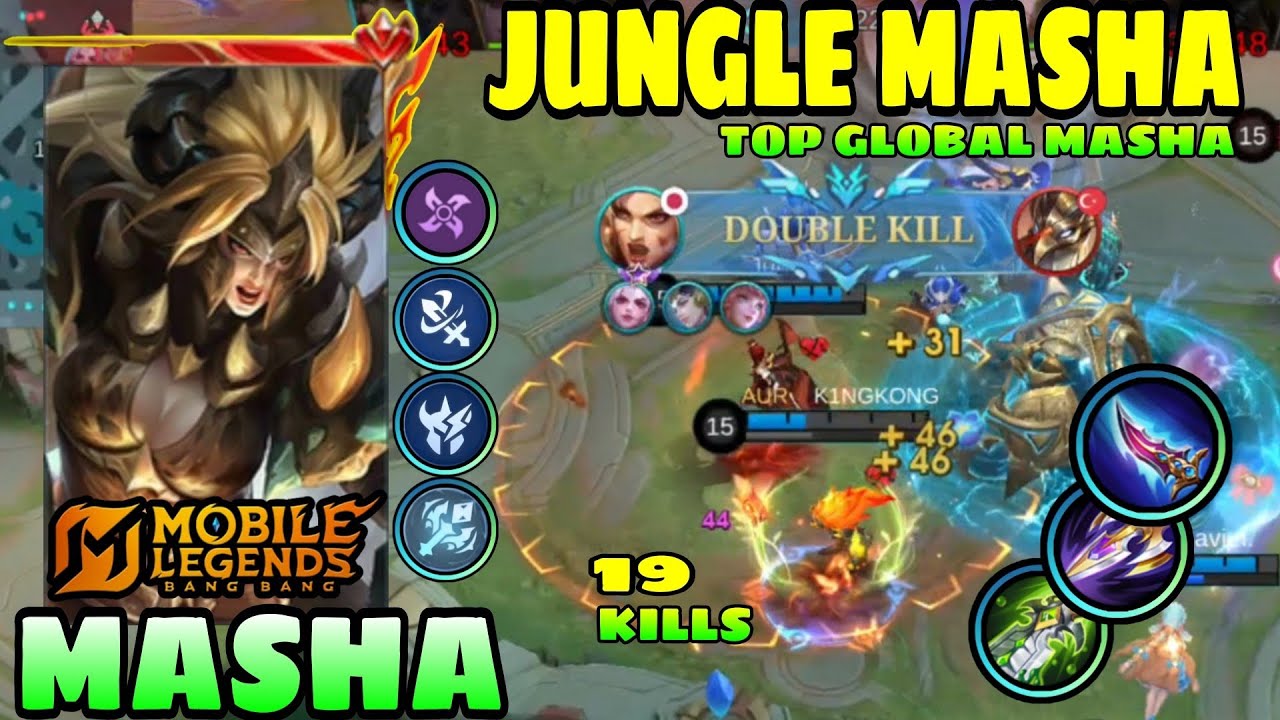 Masha Best Build and Emblem 2025 pt.495 - Лучшая сборка 1 в мире Masha ~ MLBB.