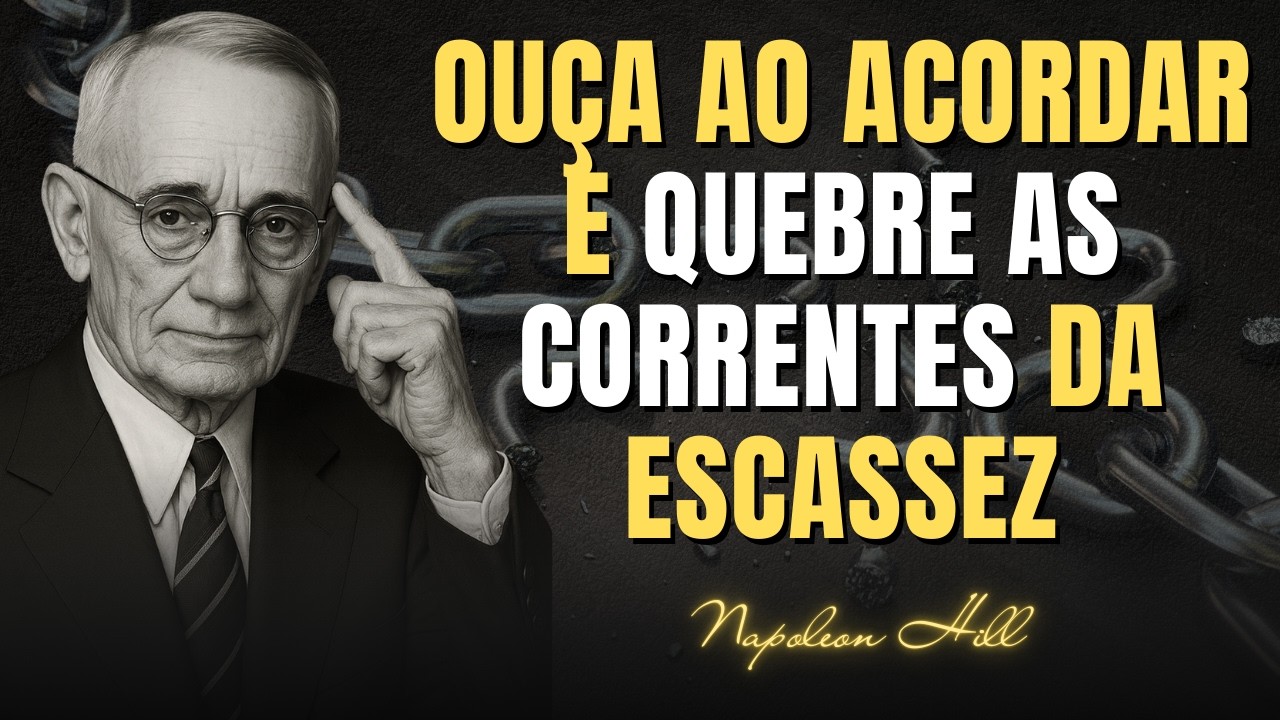 Faça Isso AO ACORDAR e Quebre as Correntes da ESCASSEZ em 5 minutos | Napoleon Hill