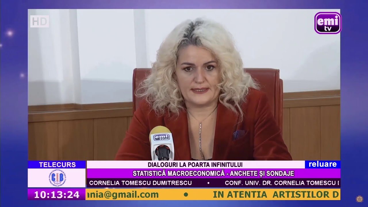 Telecurs - Dialoguri la poarta infinitului - Statistică macroeconomică. Anchete și sondaje - 2