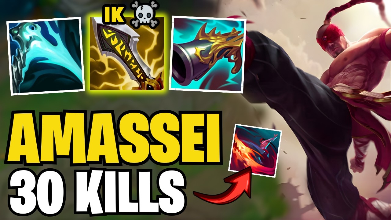 CONSEGUI MAIS KILLS QUE MEU TIME TODO JUNTO *LEE SIN 100% CRITICO*