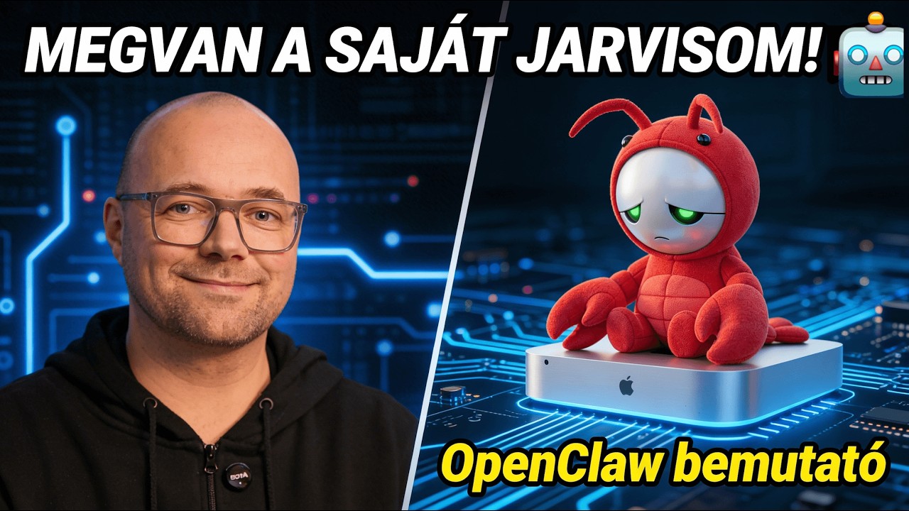 Megvan a saját Jarvisom! 🤖 AI asszisztens 0-24 | OpenClaw
