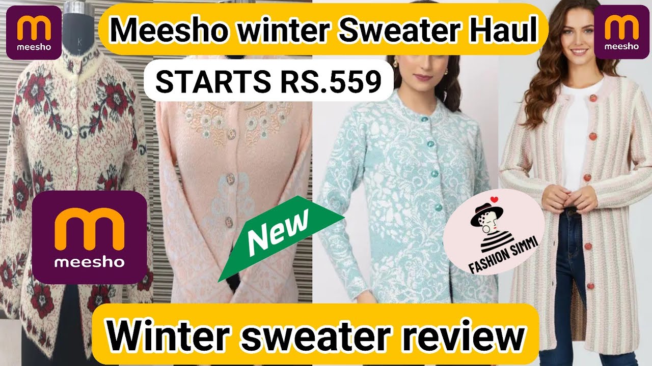 Winter special sweater from Meesho | Meesho winter sweater review | winter sweater haul #meesho #new