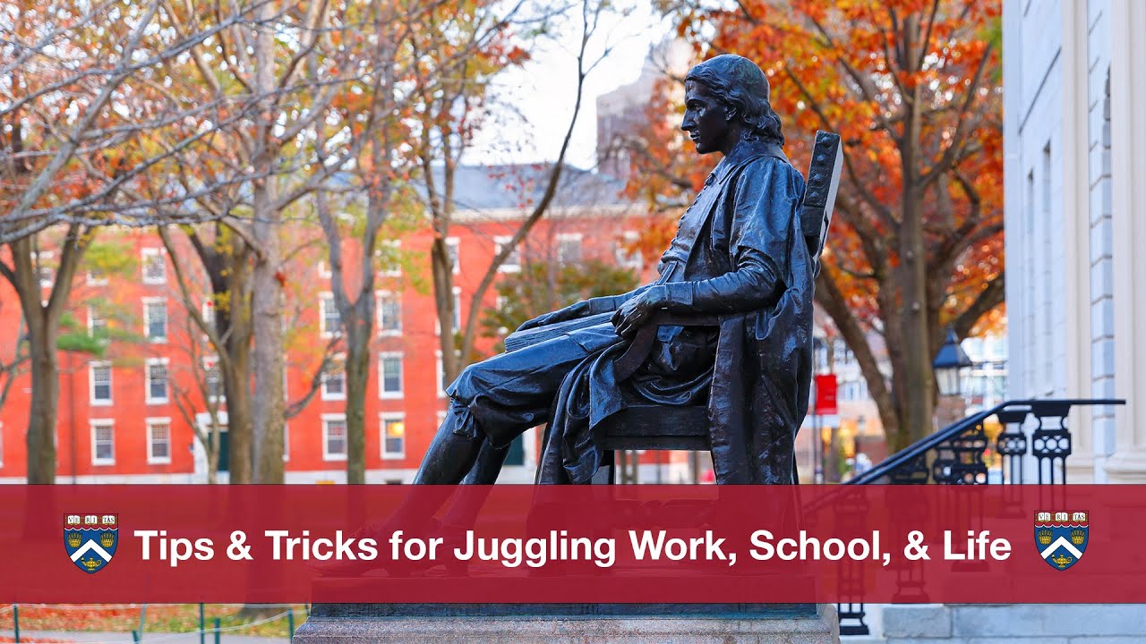 Tips & Tricks for Juggling Work, School, & Life