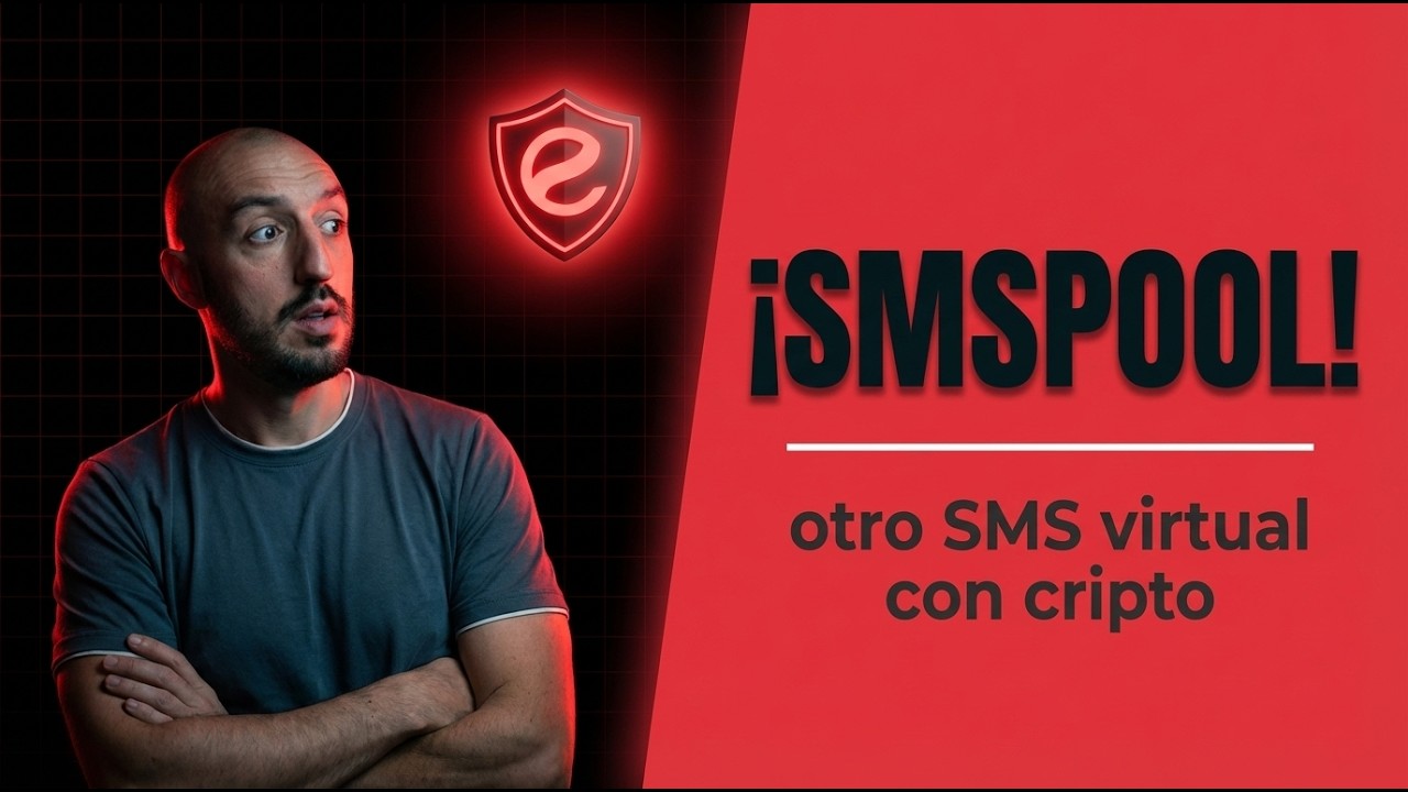 47.6 💬🕵️&zwj;♂️ SMSPool: Verifica Cuentas sin Usar tu N&uacute;mero Real 🚀