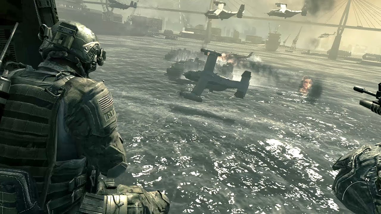 Epic Tactical Military Infiltration Gameplay from FPS Game Call of Duty Modern Warfare 3