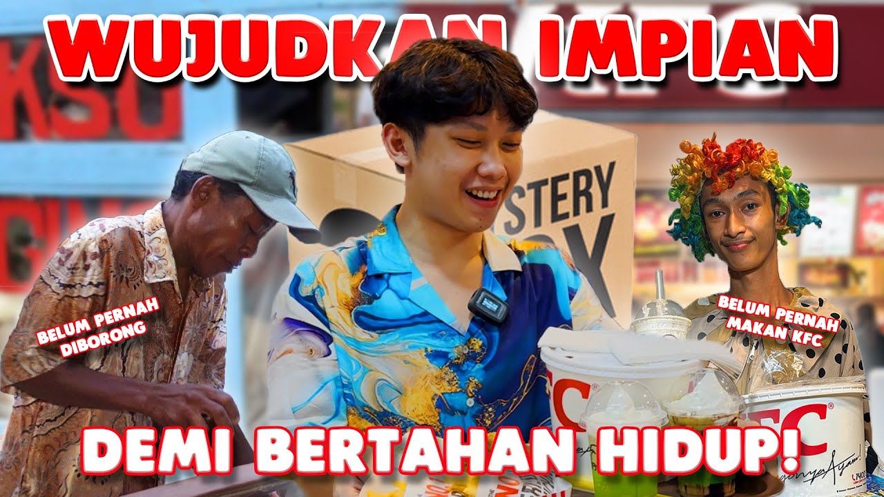 UANG DADAKAN PEDAGANG BAKSO DAN BADUT KAGET!! TERHARU!!