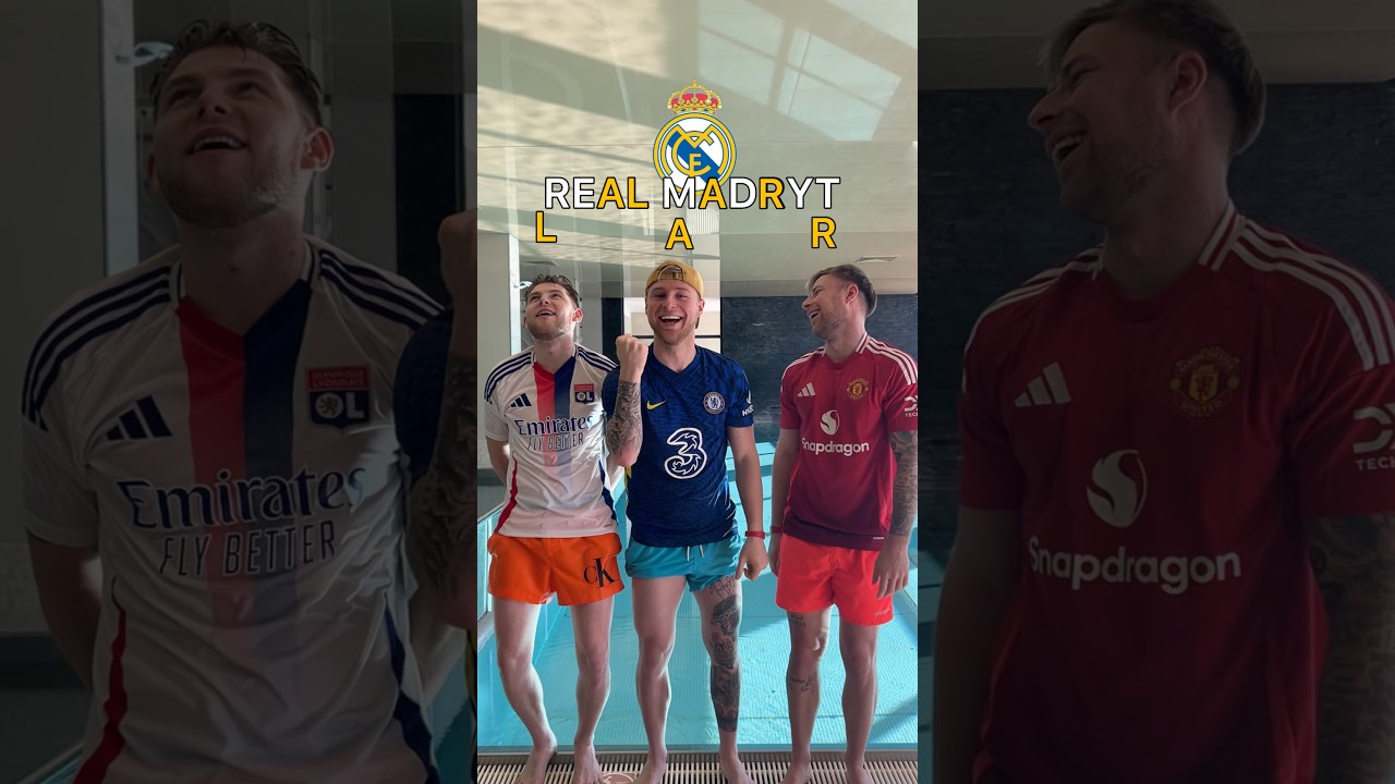 ZGADNIJ KLUB LUB WPADASZ DO BASENU? #football #shorts #yt