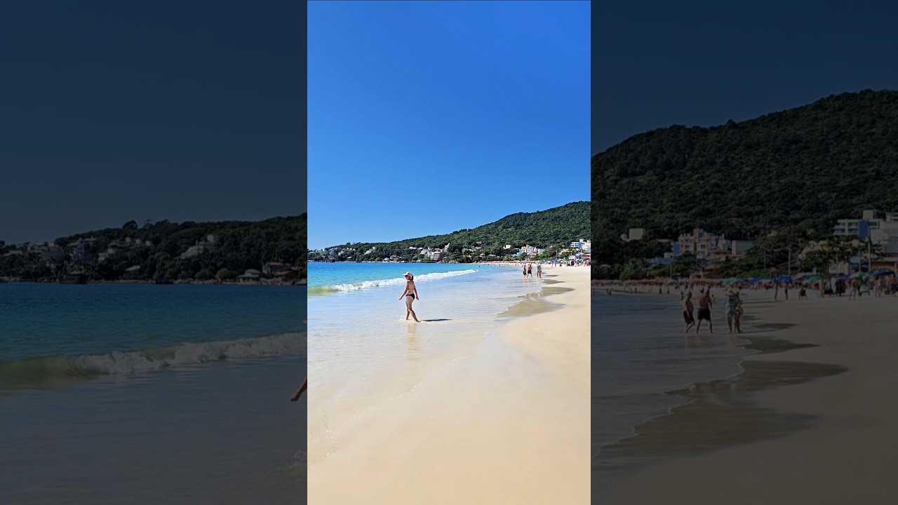 Praia de Bombinhas Enantadora-Litoral Sul Do Brasil 