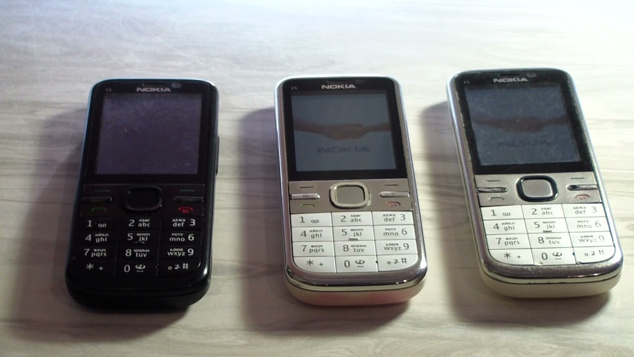 Triple Nokia C5-00 RM-745 bootanimation and shutdown