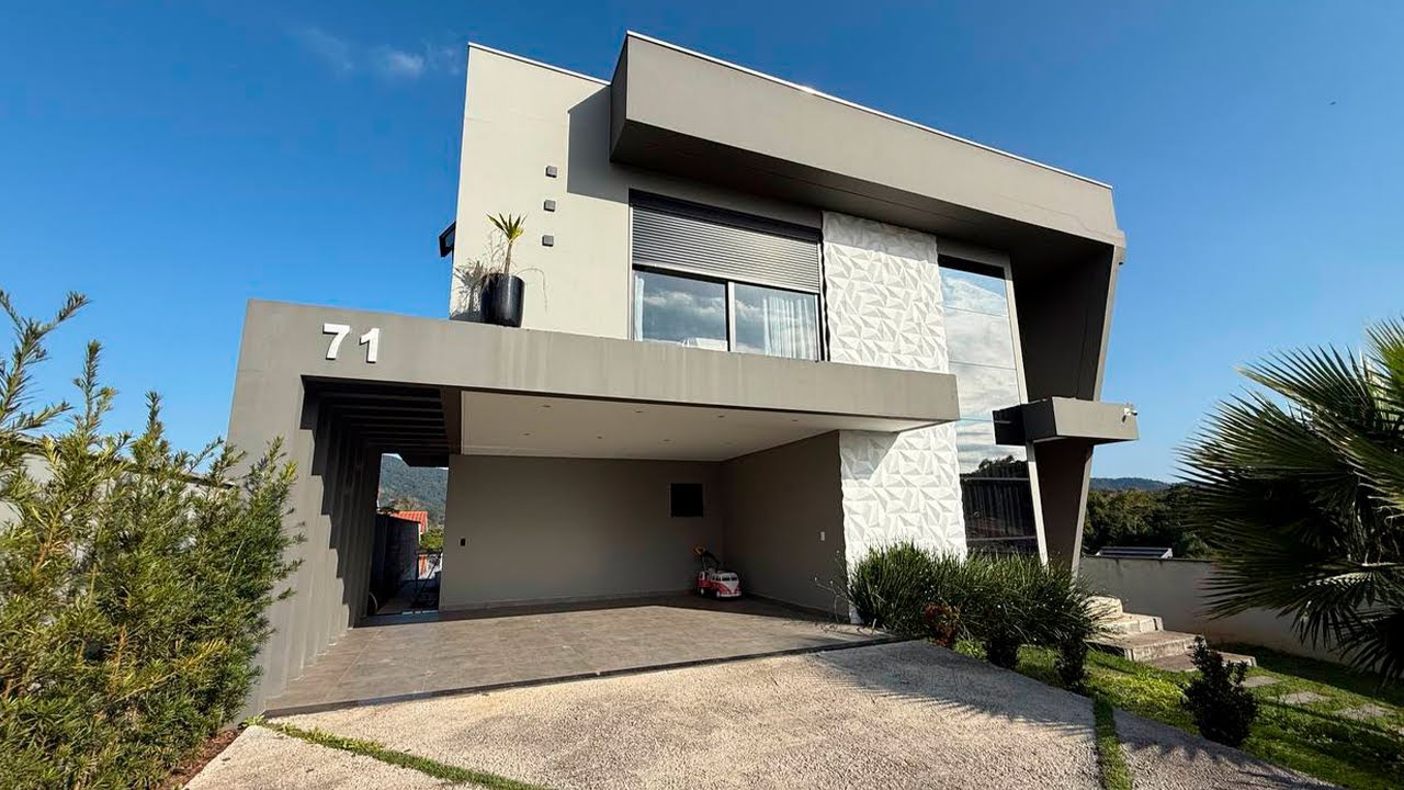TOUR CASA MODERNA DOS SONHOS 😍🙏 ALTO PADRÃO, SUÍTE MASTER, CHURRASQUEIRA E GARAGEM | PROJETO MODERNO
