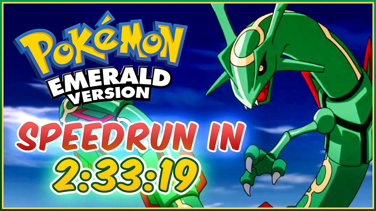Pokemon Emerald SPEEDRUN in 2 HOURS and 33 Minutes!