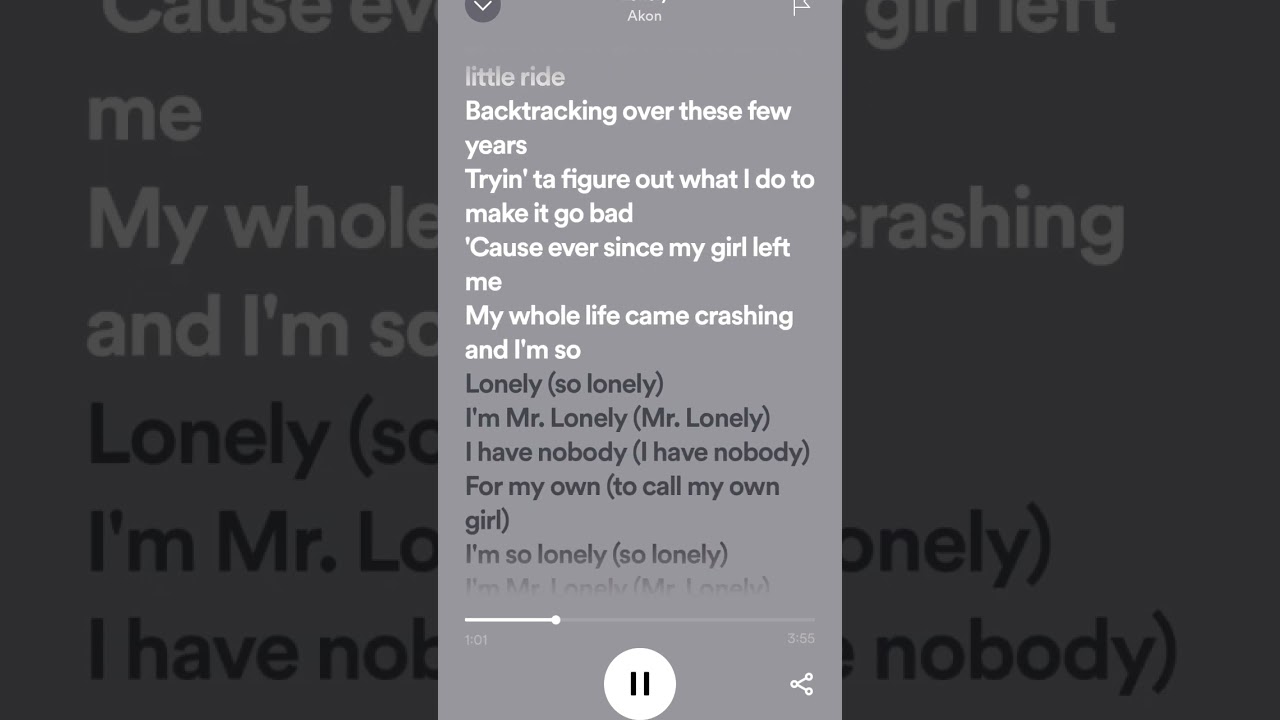 Akon - Lonely ( Lyrics ) #lonely #akon