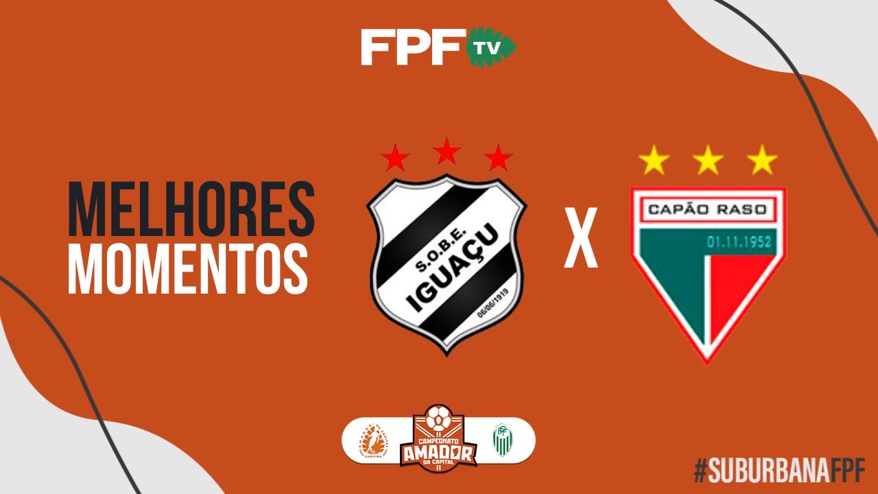 MELHORES MOMENTOS | IGUA&Ccedil;U 1X0 CAP&Atilde;O RASO | FINAL (volta) - ADULTO S&Eacute;RIE A AMADOR