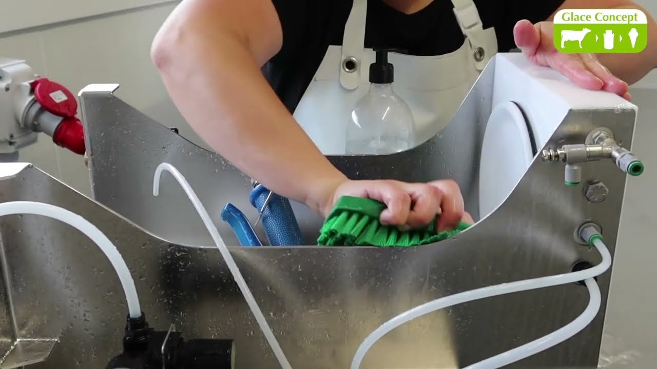 GLACE CONCEPT -  nettoyage pasteurisateur et empoteuse