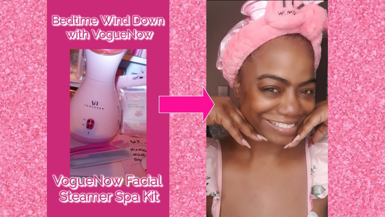 Trying out the VogueNow Facial Steamer @voguenow5588