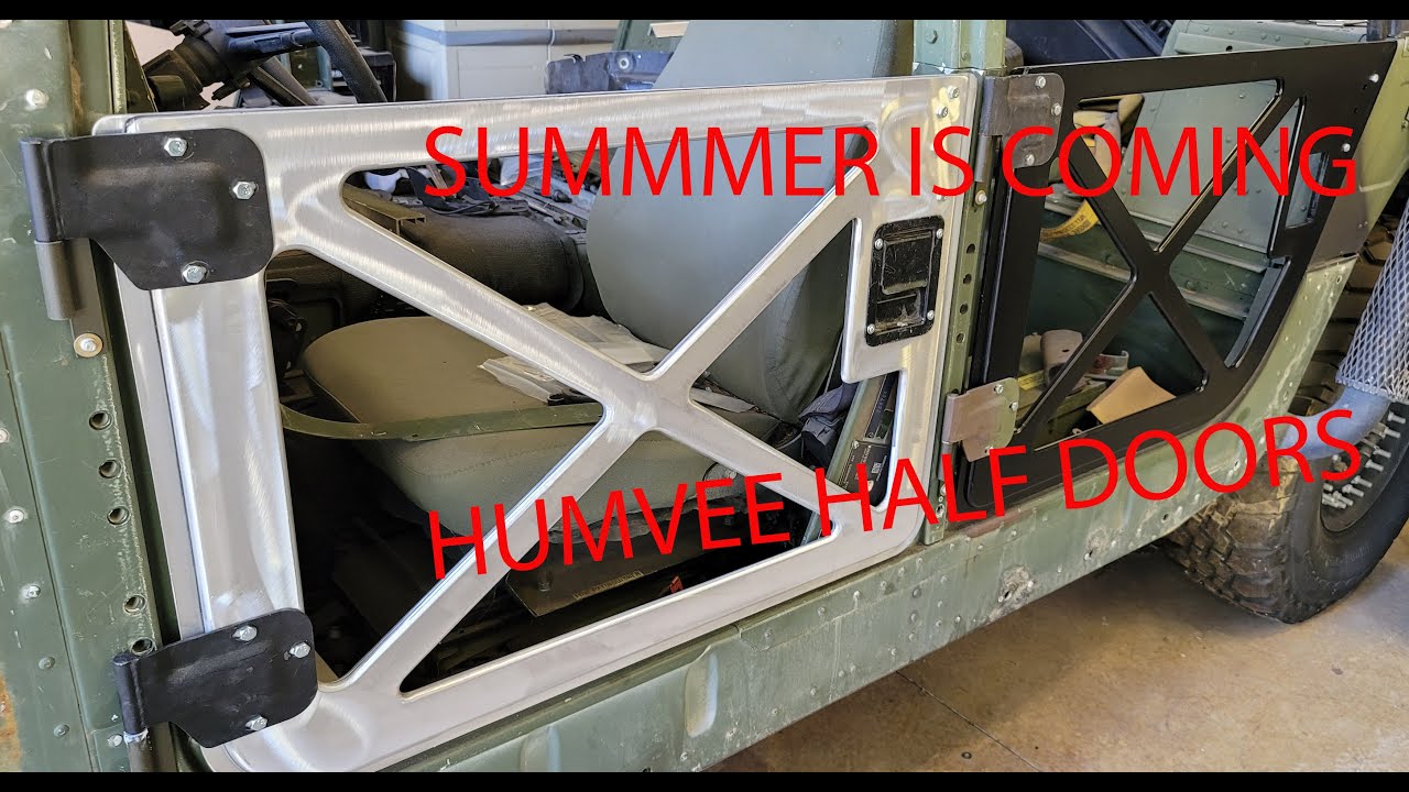 HUMVEE, HMMWV, HUMMER Half Doors