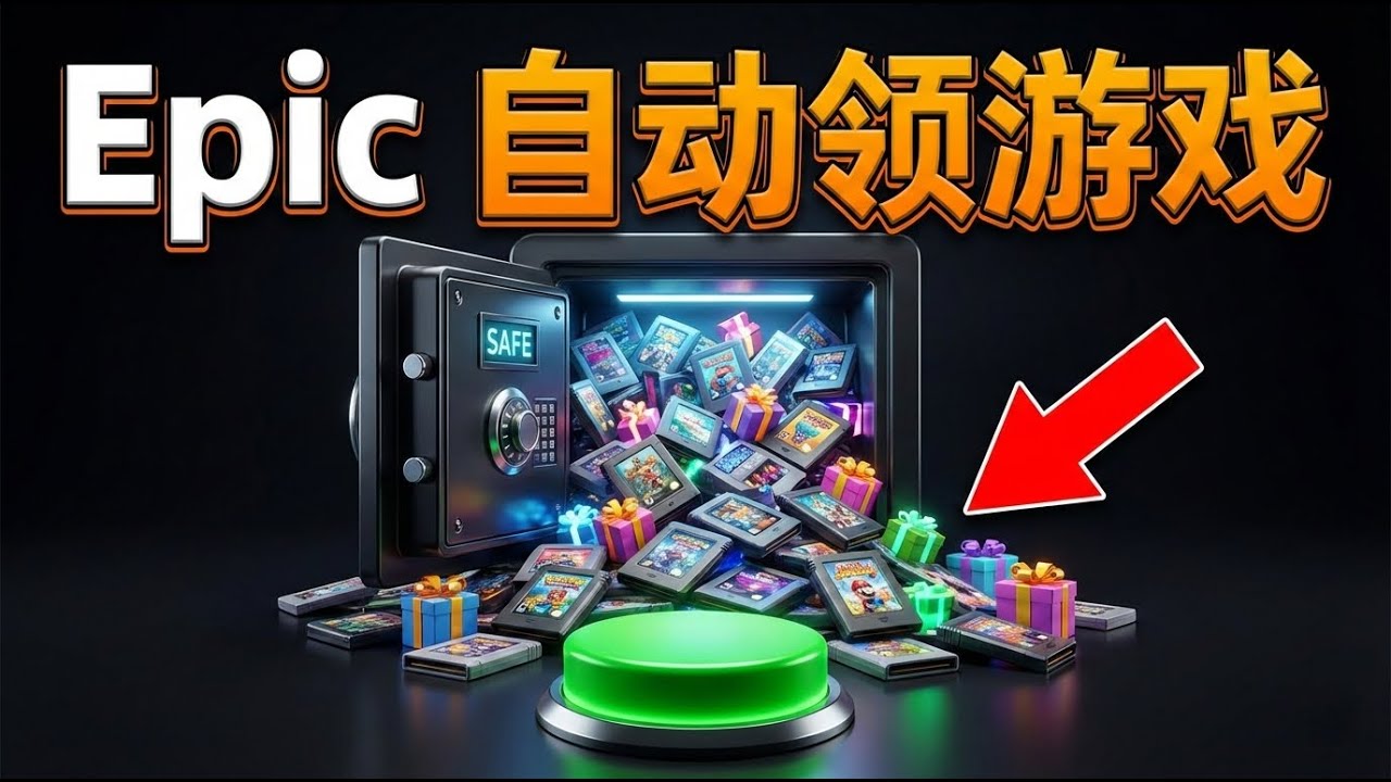 Epic自动领游戏&ldquo;终极懒人版&rdquo; 你的Epic游戏库归我了！