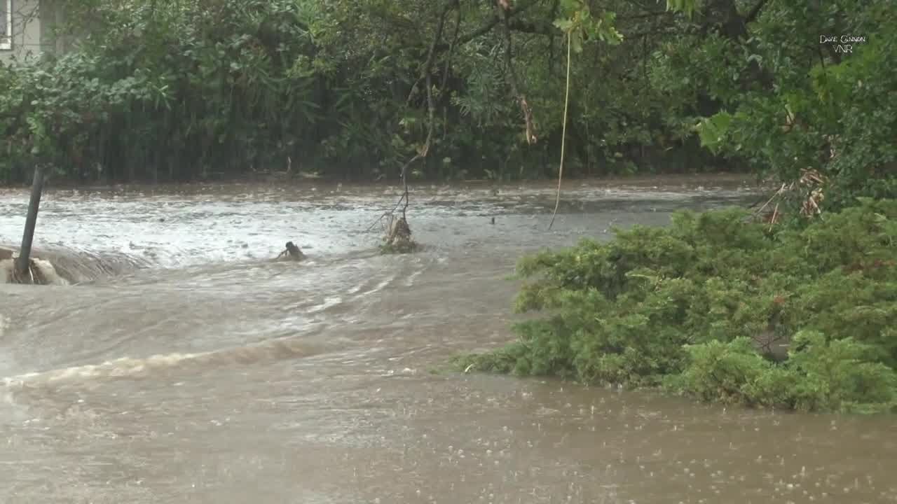 Raw Video: Flooding Forces Evacuations in Santa Rosa Bennett Valley