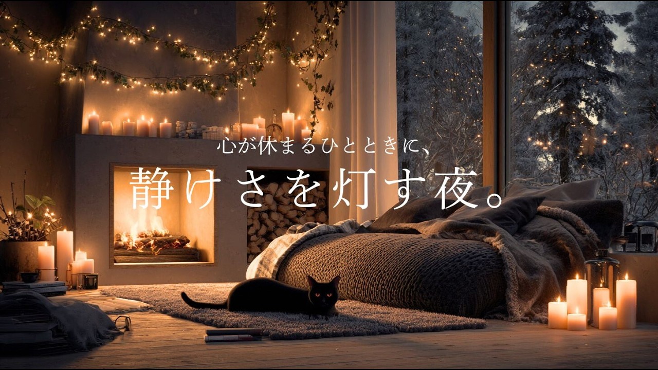 【癒やされるBGM】🌙心が休まるひとときに、静けさを灯す夜。