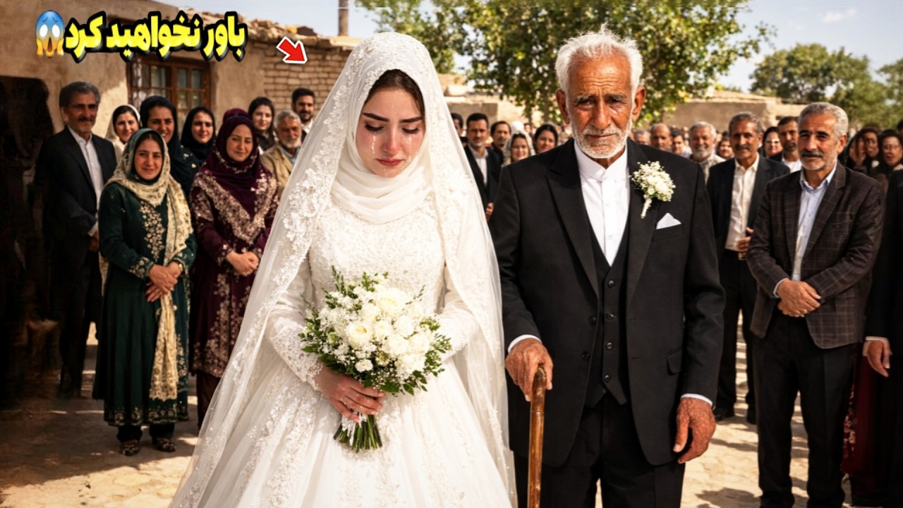 دخترجوان هنگام ازدواج با پیرمرد از شدت ناراحتی گریه کرد، اما در شب عروسی اتفاقی عجیب افتاد که... 😱