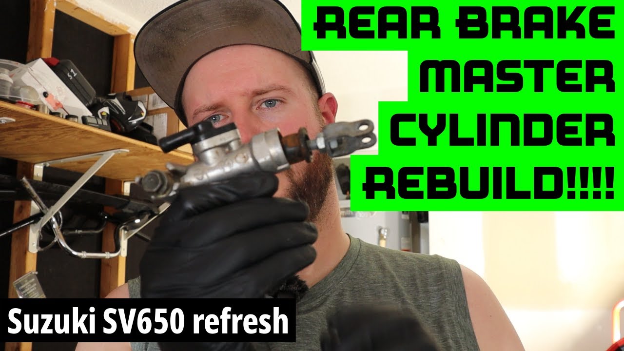 SV650 Rear Brake Master Cylinder Rebuild!