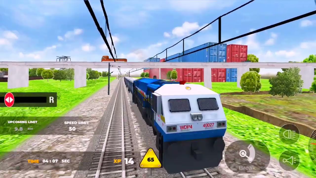 WDP4 locomotive | indian train simulator Android gameplay | depart from Dhanbad junction | 