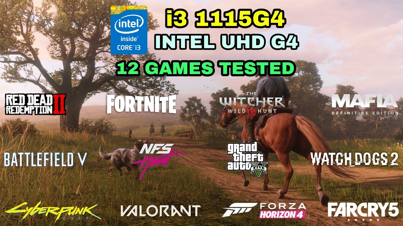 (i3 1115G4) Intel UHD Graphics Gaming Test ! 2021