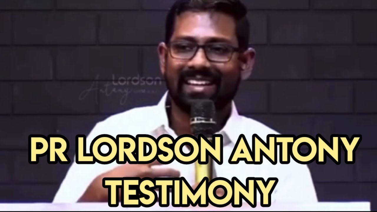 അത്ഭുത വിടുതലിന്റെ സാക്ഷ്യം🤍 /Pr Lordson Antony Testimony