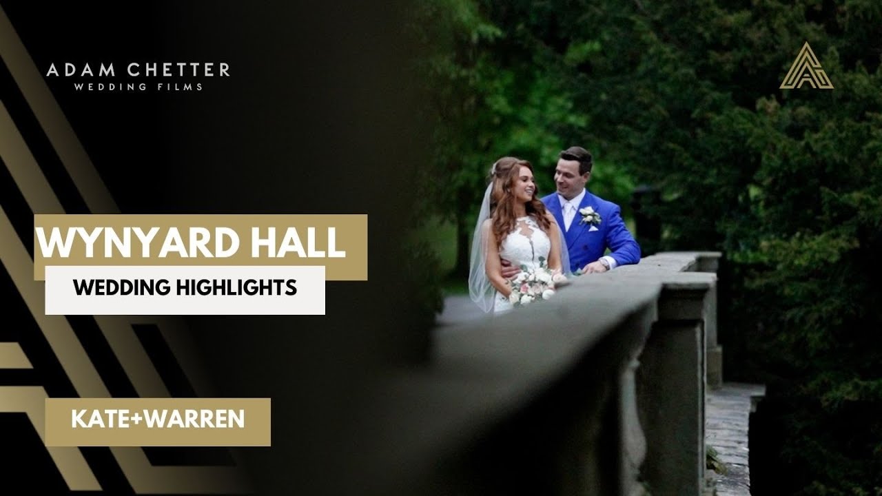 Stunning Wynyard Hall Wedding Highlights A Day of Elegance in England | Kate & Warren's Celebration