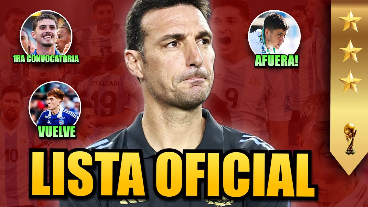 🔥🚨 La lista de la Selecci&oacute;n Argentina para enfrentar a Angola