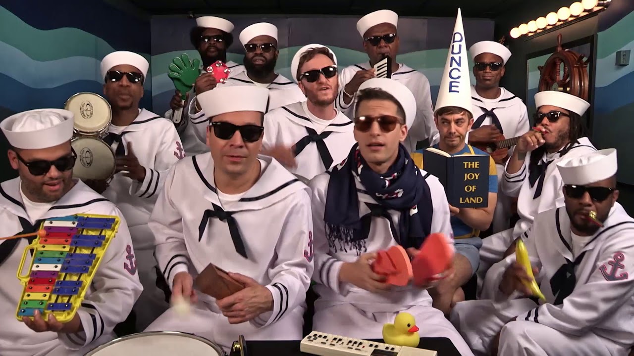 I'm On A Boat - Classroom Instruments w Jimmy Fallon & The Roots