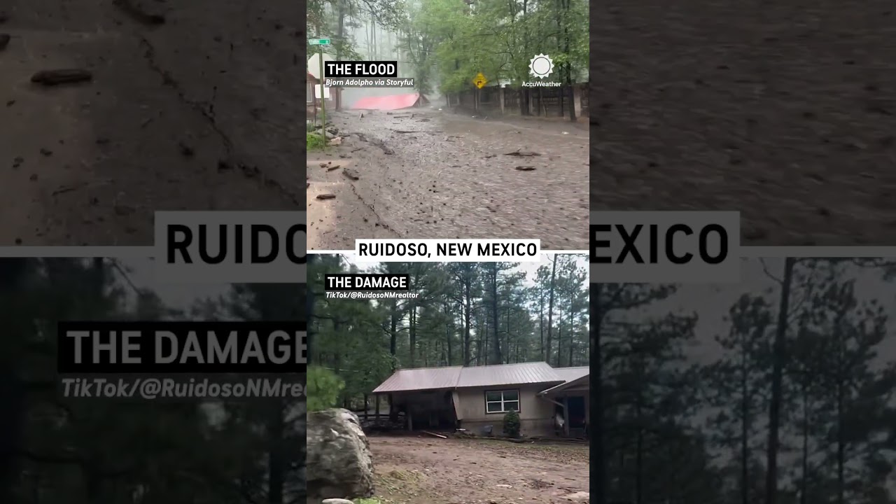Terrifying Transformation: Ruidoso, NM Flood Before & After