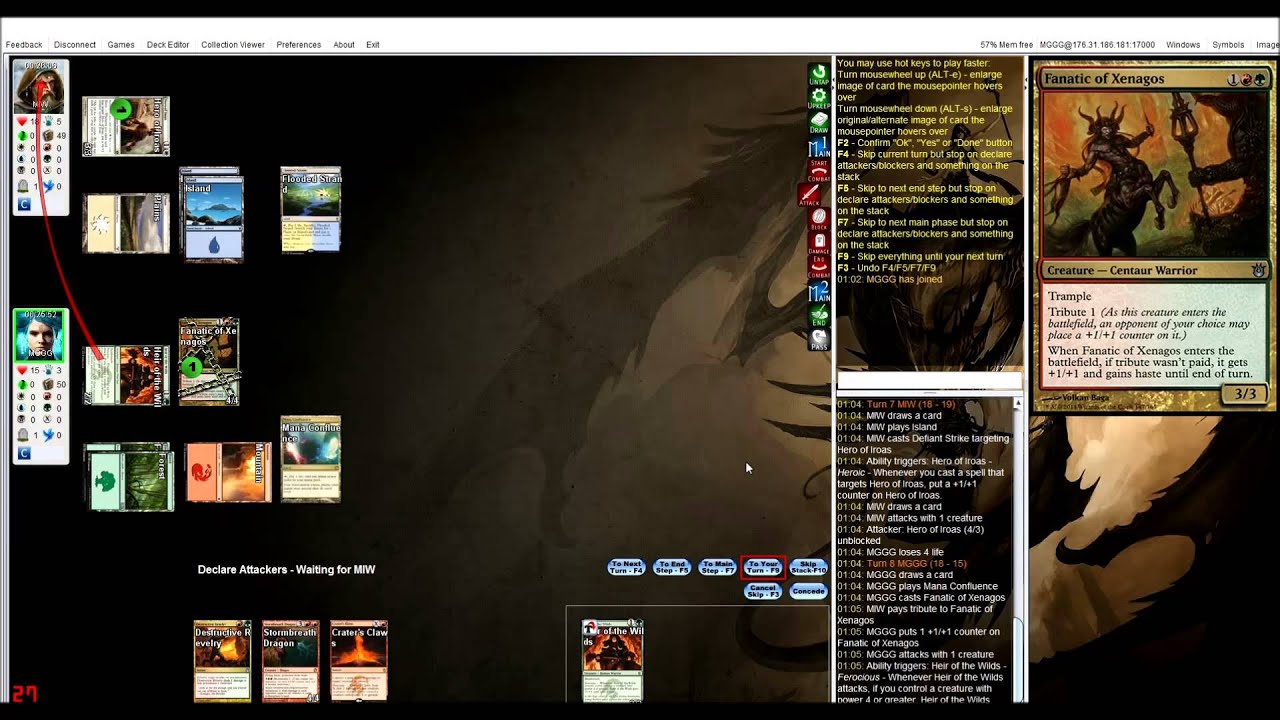 GR Aggro vs WU Heroic