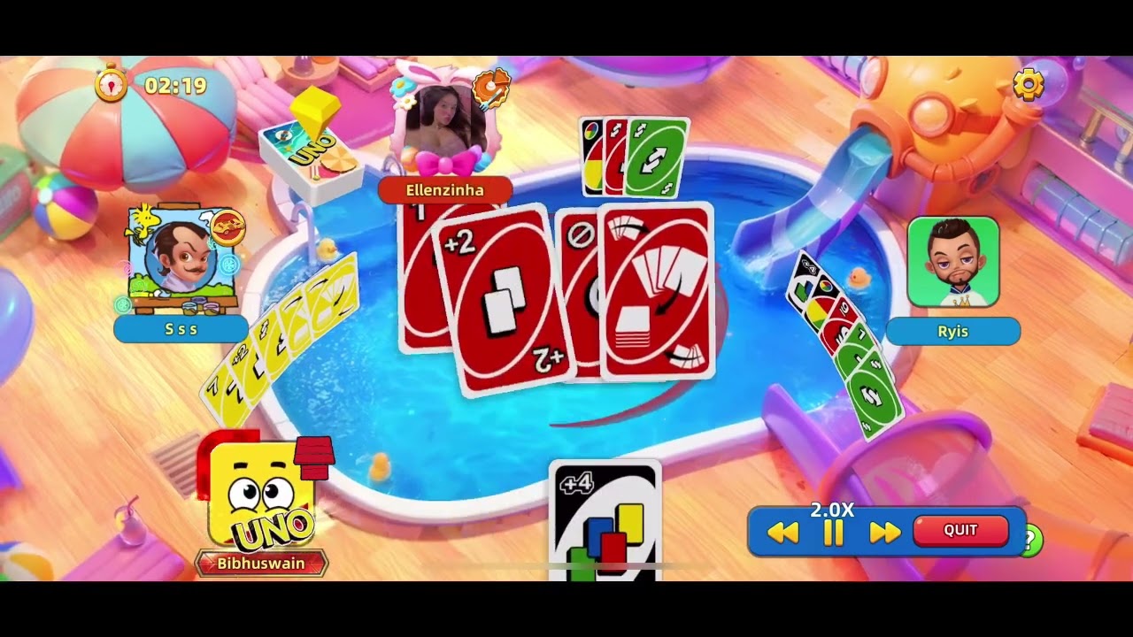 UNO MOBILE GAME!!GO WILD 600 Discard all Part -1 🥳🥳