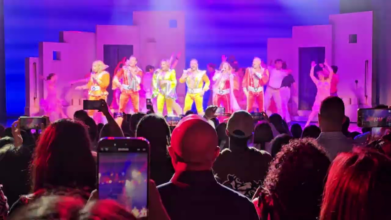 Mama Mia on  Broadway last number