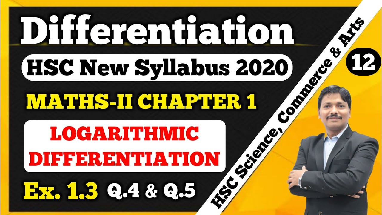 Differentiation Ex. 1.3 Part 12 Maths-II 12th New Syllabus 2020-21 | Implicit Functions | Dinesh Sir