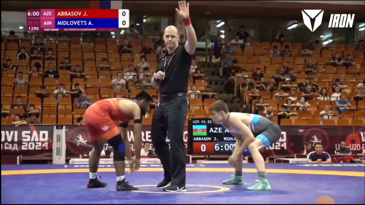 Андрей Мидловец (Россия)-Джамал Аббасов (Азербайджан) Финал чемпионата европы по в/б до 21 лет 2024