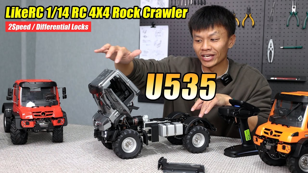 Review of the 4×4 1/14 RC rock crawler U535, designed for confident performance on any terrain.#rc