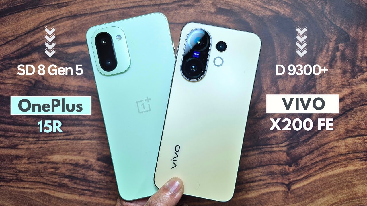 OnePlus 15R vs VIVO X200 FE | Speed Test