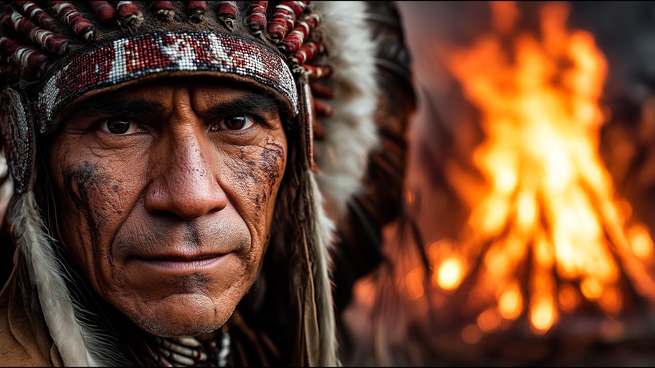 Native American Ritual &ndash; Lakota Fire Ceremony & Tribal Shamanic Drums for Meditation & Healing