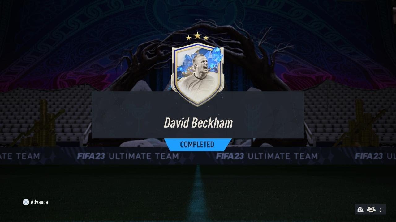 TOTY BECKHAM SBC Completed FIFA 23