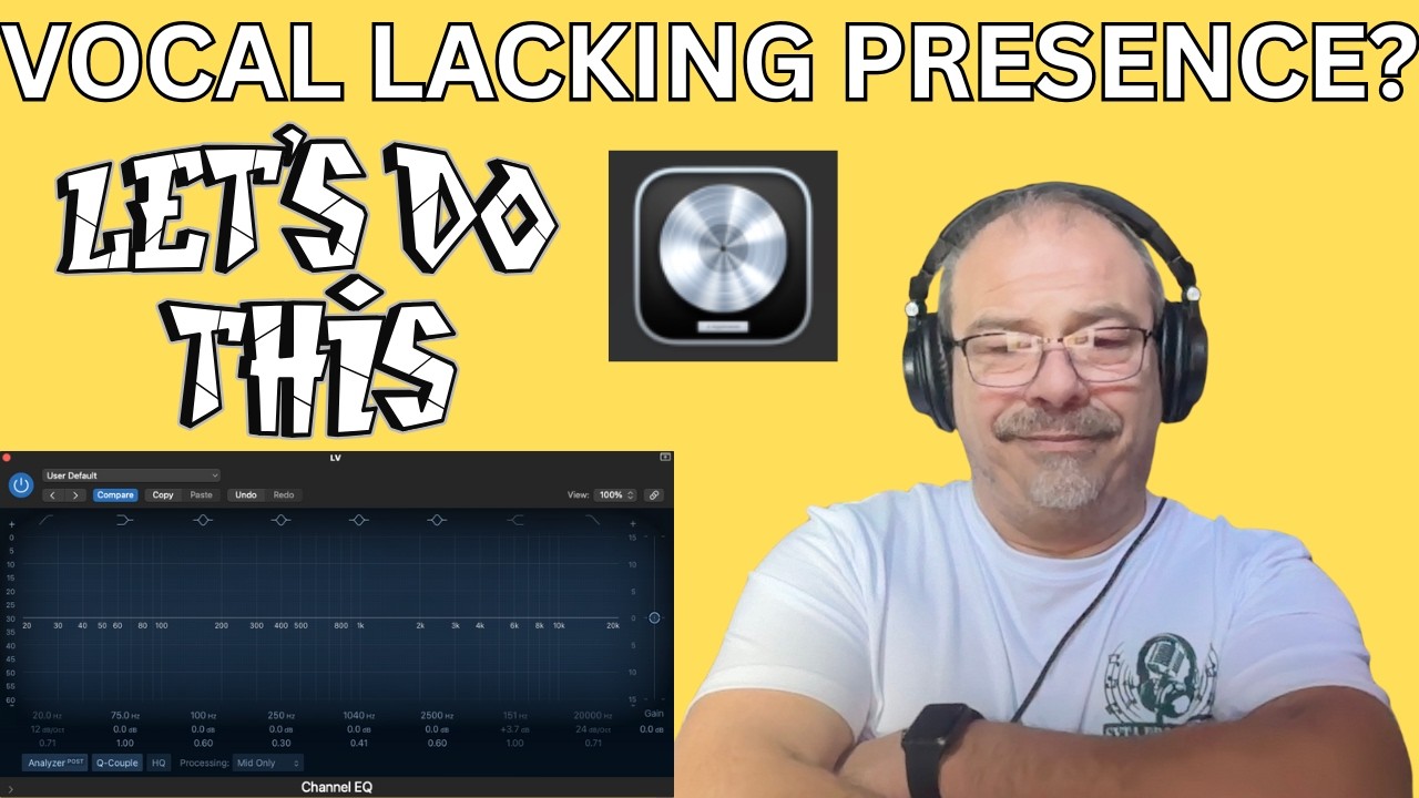 NEED VOCAL PRESENCE?  DO THIS MOVE USING A LOGIC PRO STOCK EQ.