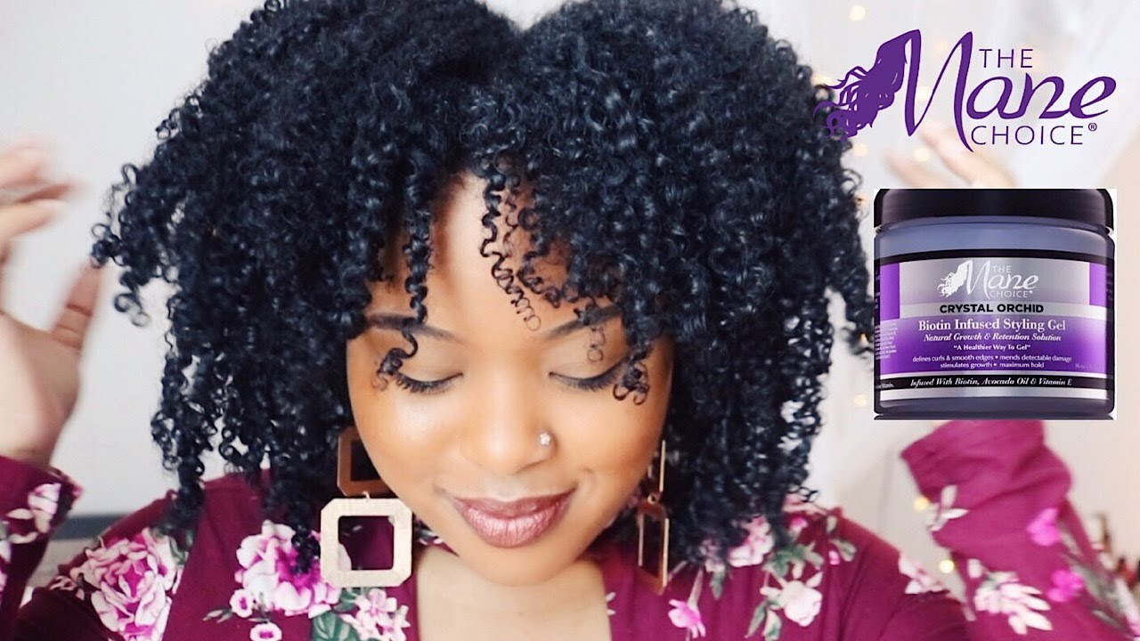 The Mane Choice Crystal Orchid Biotin Infused Gel Review| Wash N Go