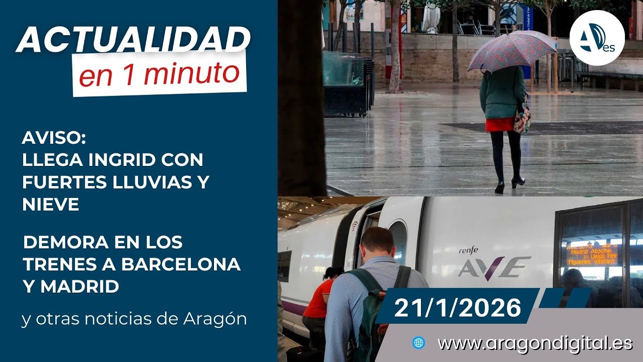 📰 ÚLTIMA HORA: demoras de 45 minutos en el AVE hacia Madrid y Barcelona | TITULARES EN UN MINUTO
