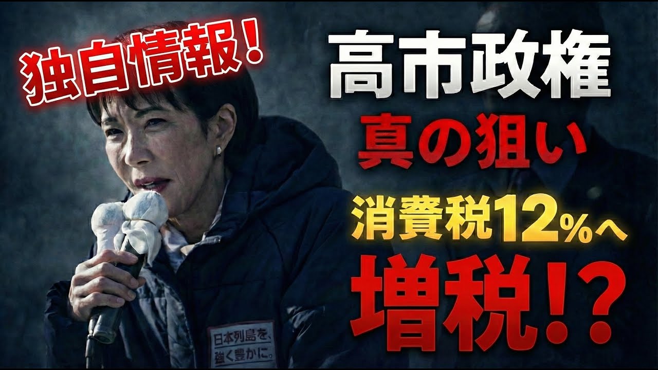 独自！高市早苗と自民党の真の狙い･･･消費税12％へ増税か。元朝日新聞・記者佐藤章さんと一月万冊