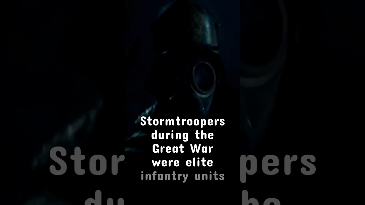 Who were Stormtroopers during the Great War?
